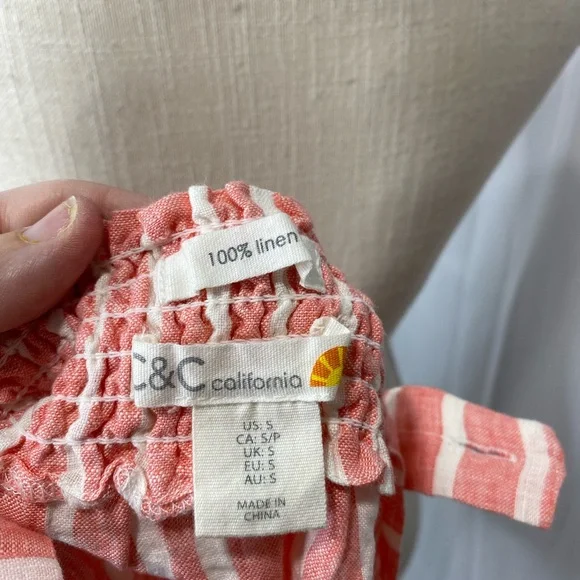 C and C California linen summer top - Picture 8 of 8